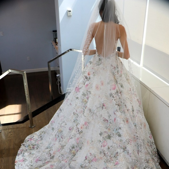 RARE Ines Di Santo Bloom Wedding Dress 12 - Picture 15 of 16